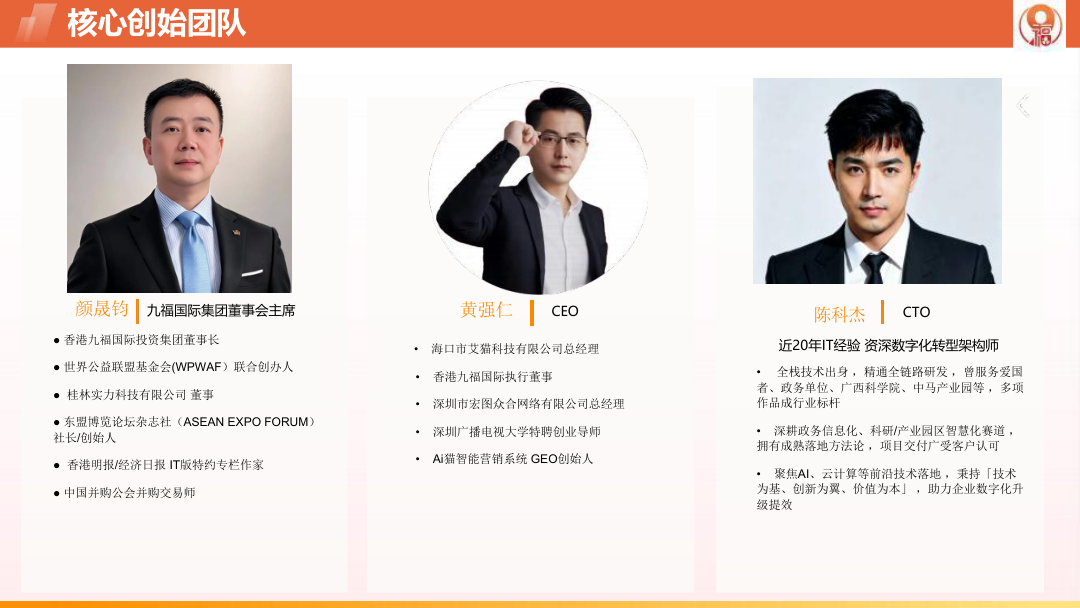 核心创始团队